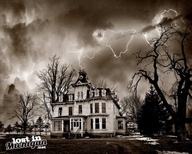 Lost In Michigan The Bruce Mansion Michigan’s Haunted MansionThe